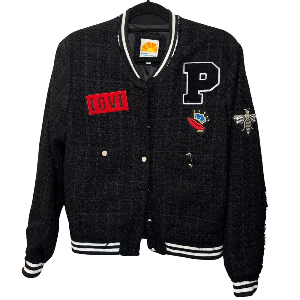 C&C‎ California Tweed Bomber Jacket
